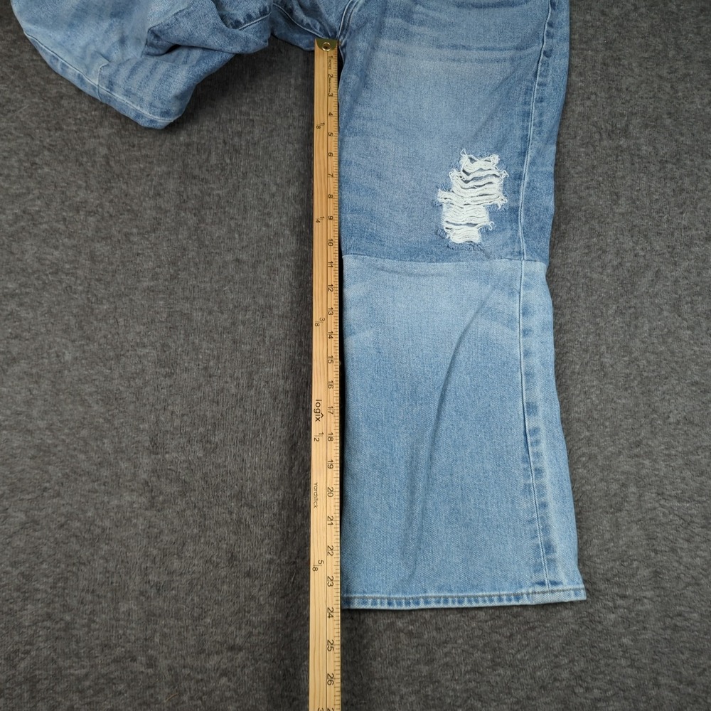 Madewell Jeans Womens 31 Blue Retro Crop Boot Cut High Rise Western Cowgirl - Picture 4 of 16